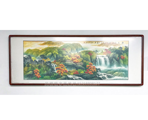 小六尺山水画《源远流长》 