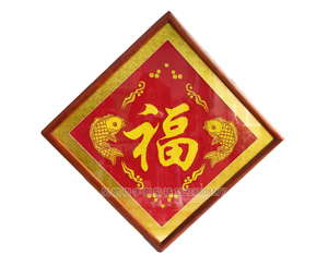 十字绣国画装裱