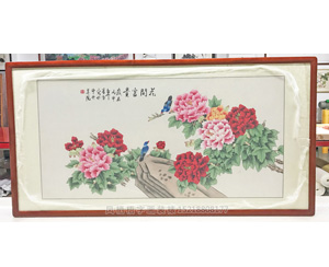 凌雪四尺整工笔画牡丹画《花开富贵》