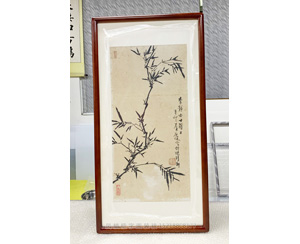 竹子国画装裱画框  