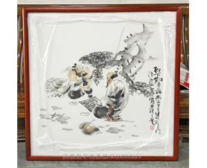 人像国画装裱画框 