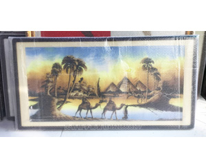 埃及树皮画装裱画框 