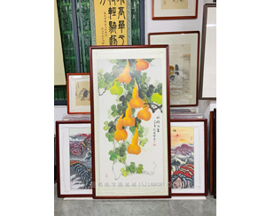 黄艺老师葫芦国画《福禄满堂》装饰画