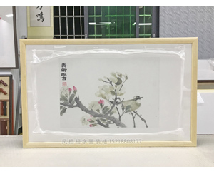 牡丹花现代装裱画框