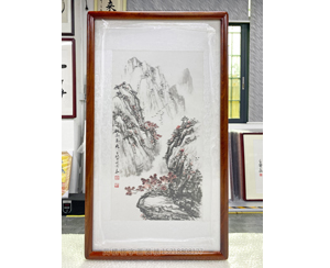 国画山水画 书画装裱